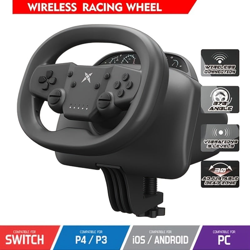 NBCP Racing Volan  270 Beini Gejming Volan Podrava PC Linearni Okidai i Dual Vibration Motore Kompatibilan sa Beinom Vezom za Switch P4 P3 iOS i Android Telefone
